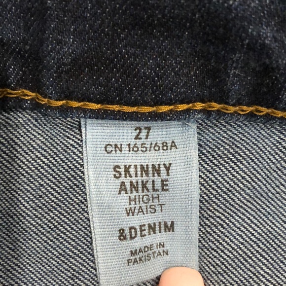 H&M high waist skinny jeans size 4 - Picture 5 of 8